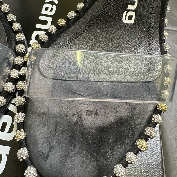 Alexander Wang Black suede heels with Crystal ball embellishments size 38 - Picture 13 of 14